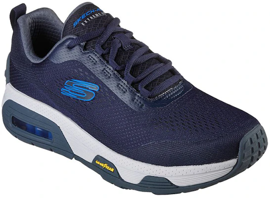 Skechers Skech-air Extreme V.2 - Trident 低筒跑步鞋 藍色 Lookbook Skechers Skech-air Extreme V.2 - Trident 低筒跑步鞋 藍色