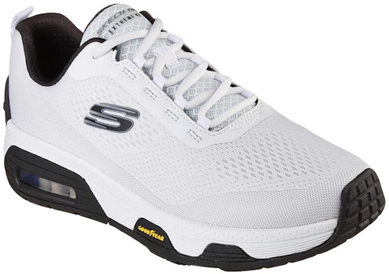 Skechers SKECH-AIR Extreme V.2 Trident 低筒 跑步鞋 男款 白 Lookbook Skechers SKECH-AIR Extreme V.2 Trident 低筒 跑步鞋 男款 白