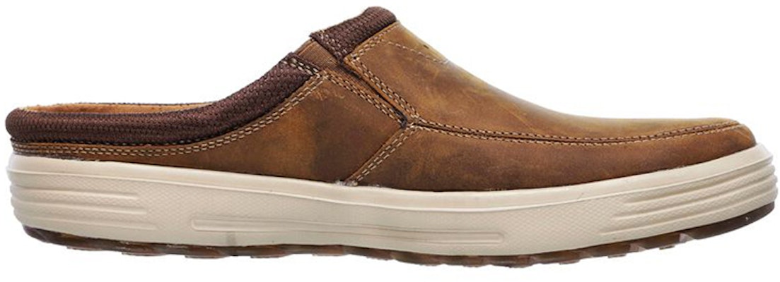 Skechers Skech-Air Porter-Vamen 'Brown Slip-On' 65097-BRN Order Skechers Skech-Air Porter-Vamen 'Brown Slip-On' 65097-BRN