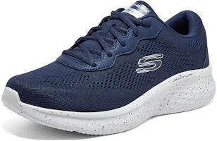 Lookbook Skechers 輕奇 防滑耐磨 低筒 生活休閒鞋 男款 藍白
