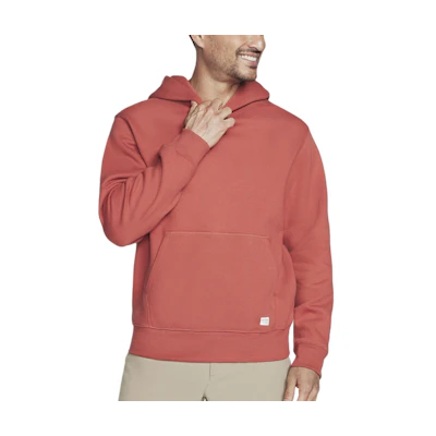 Skechers Skech-Sweats Hoodie Brick Red - Comfortable & Breathable HD43_BRCK
