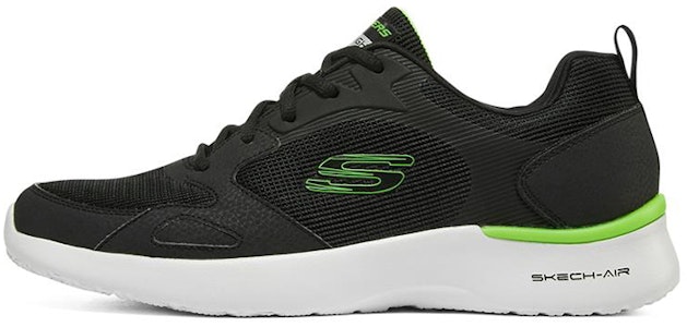 Skechers Skech-air Dynamight 舒適透氣 低筒休閒跑步鞋 黑綠 Buy Skechers Skech-air Dynamight 舒適透氣 低筒休閒跑步鞋 黑綠