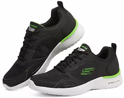Lookbook Skechers Skech-air Dynamight 舒適透氣 低筒休閒跑步鞋 黑綠