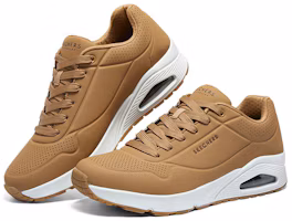 Shop Skechers SKECHER STREET 防滑耐磨 低筒 板鞋 男款 棕褐色