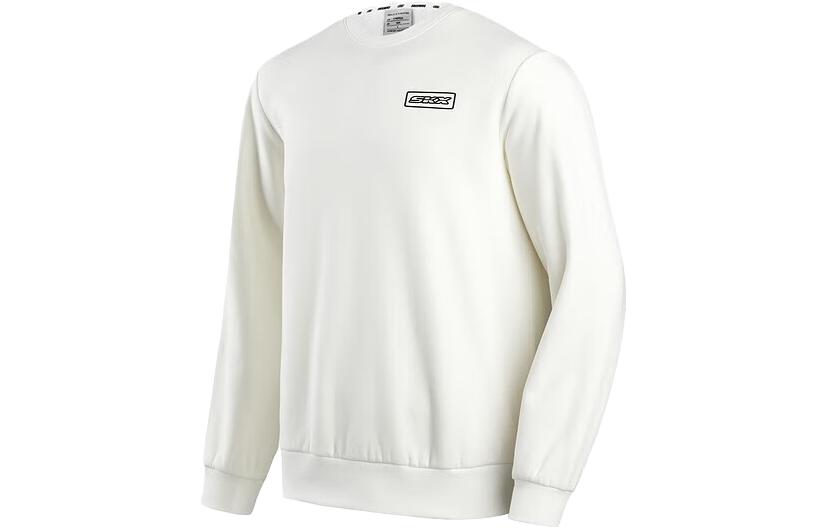 Skechers SKX Classic Letter Print Crewneck Fleece Sweatshirt Men’s White P422M062-0074
