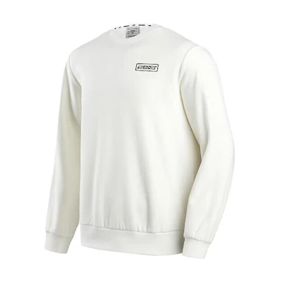Skechers SKX Classic Letter Print Crewneck Fleece Sweatshirt Men’s White P422M062-0074
