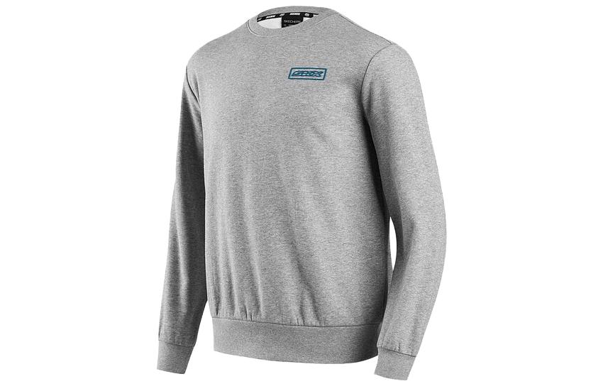 Skechers SKX Classic Print Crewneck Pullover Sweatshirt Men’s Mid Grey P422M062-004F