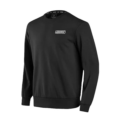 Skechers SKX Classic Pullover Sweatshirt for Men - Letter Print, Carbon Black P422M062-0018