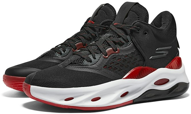 Skechers SKX FLOAT 減震防滑耐磨 高筒 籃球鞋 男款 黑紅 Purchase Skechers SKX FLOAT 減震防滑耐磨 高筒 籃球鞋 男款 黑紅