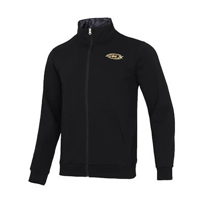 Skechers SKX New Year Series Black Letter Print Zip-Up Jacket P122M010-0018