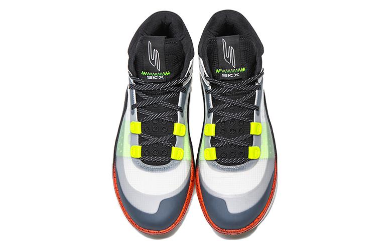 Shop Skechers SKX Resagrip Putih Hitam Oren 253005-WBO