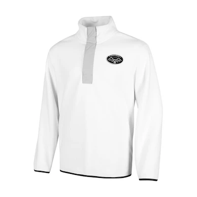 Skechers SKX Winter Fleece Sweatshirt Bright White Snow Mountain Logo P421M011