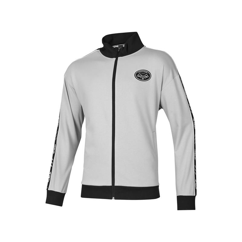 Skechers SKX Winter Sports Jacket with Snow Mountain Logo - High-Rise Gray P421M012