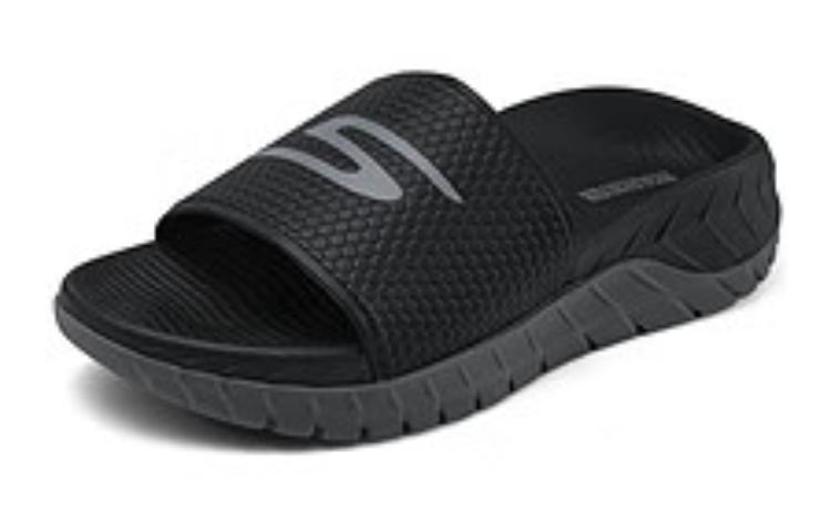 Lookbook Skechers Slide ''Confort Décontracté Noir'' 229019-BKCC