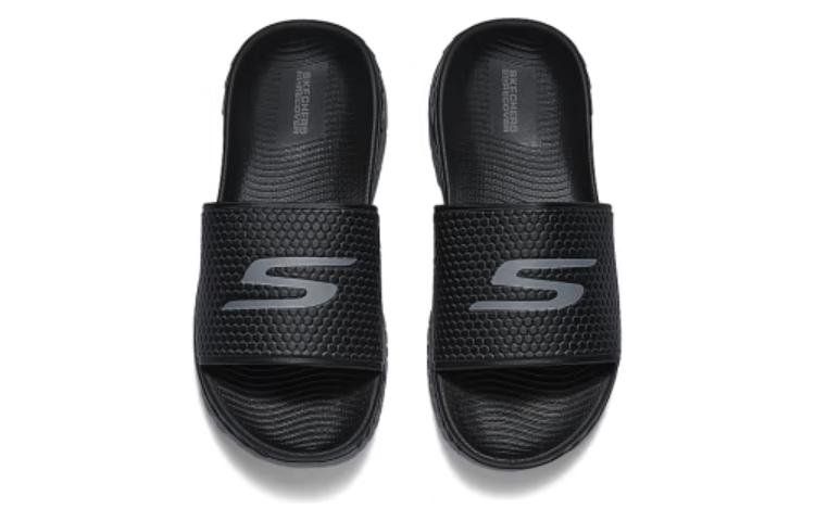 Shop Skechers Slide ''Confort Décontracté Noir'' 229019-BKCC