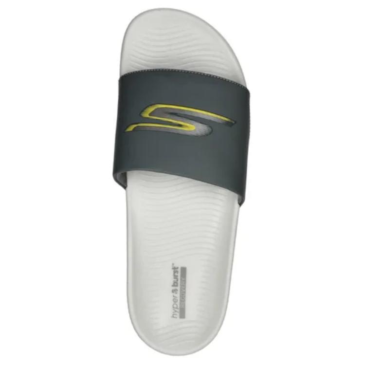 Lookbook Skechers Slide 'Abu-Abu' 229133-CHAR