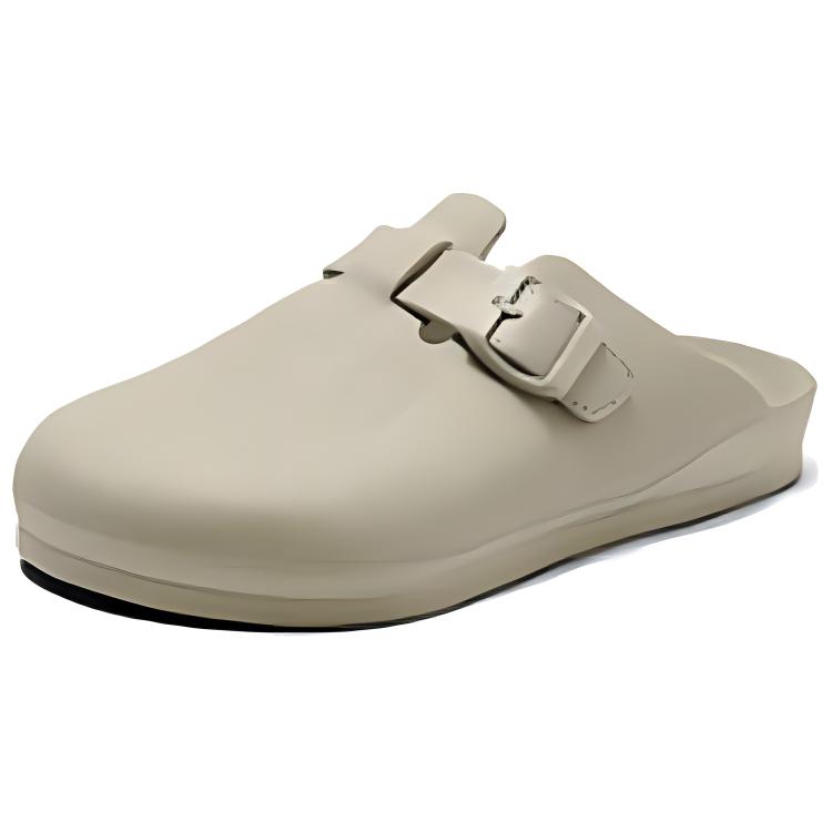 Lookbook Skechers Sandal Slide 'Quiet Dry Abu Putih' 243070-NAT