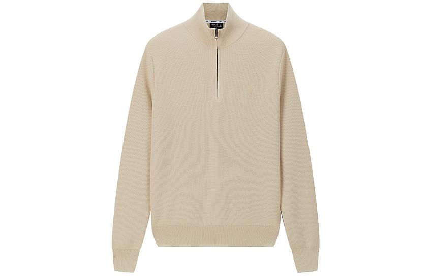 Skechers Slim Fit Long-Sleeve Sweatshirt Sand Yellow - Yazuan Series L423M192-01LU