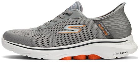 Skechers Slip-Ins 'Grey Orange' 216648-GYOR Skechers Slip-Ins 'Grey Orange' 216648-GYOR