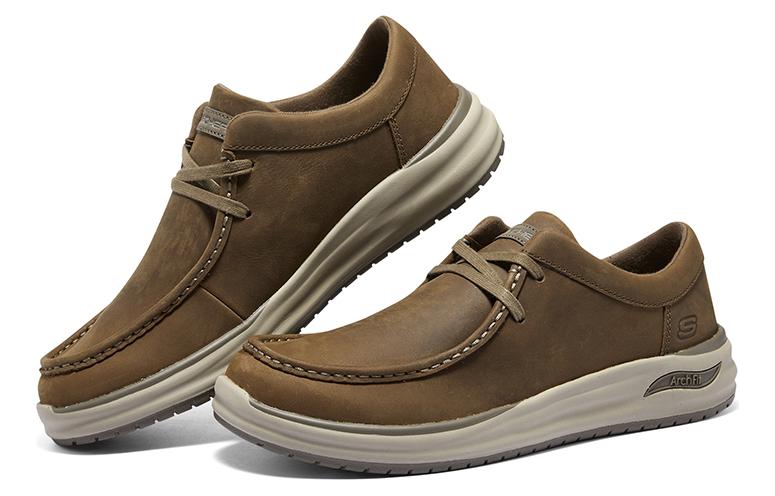 Shop Skechers Slip-ins Garza Sneaker 'Brown' 204795-DSRT