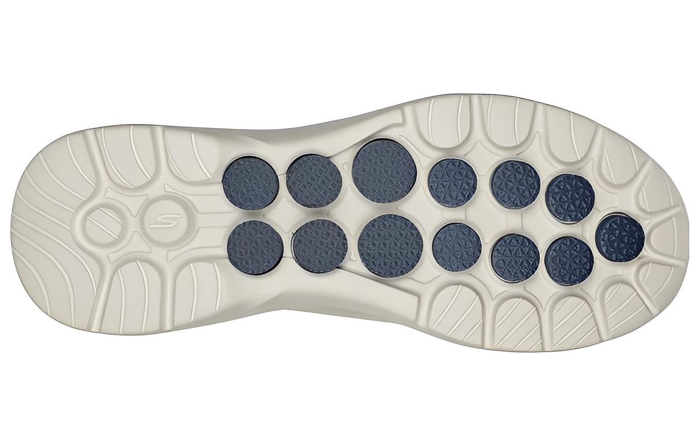 Shop Skechers Go Walk 6 閃穿科技 健步 防滑耐磨透氣 低筒 運動休閒鞋 自然色