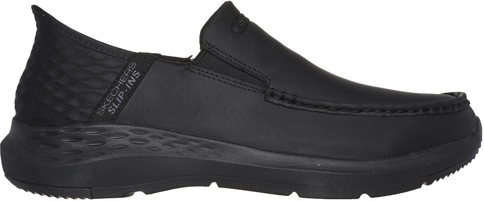 Skechers Slip-ins Relaxed Fit Parson Oswin 'Pure Black' 204866-BBK Order Skechers Slip-ins Relaxed Fit Parson Oswin 'Pure Black' 204866-BBK