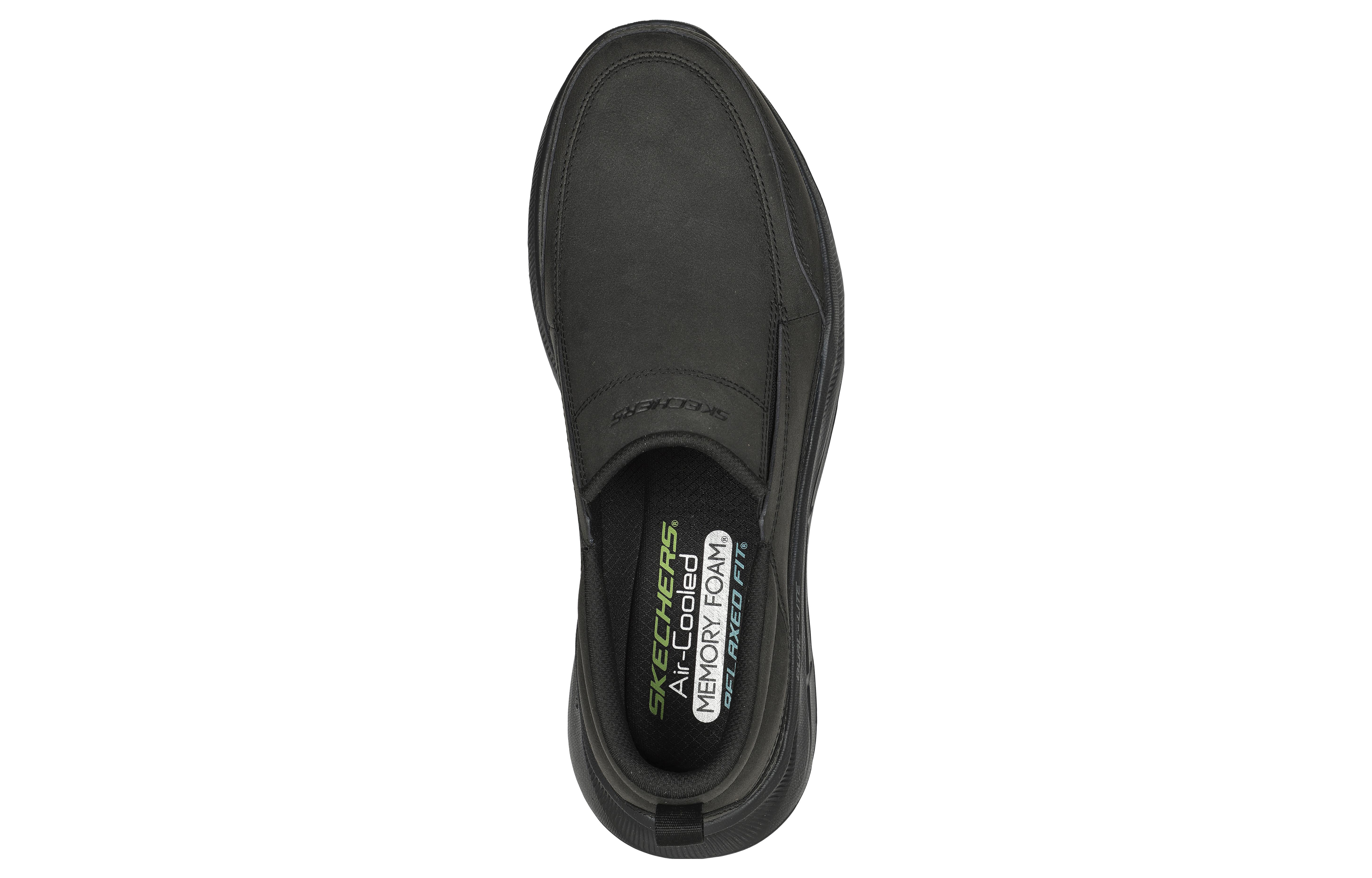 Lookbook Skechers Slip-ins Relaxed Fit Parson Oswin ''Zwart'' 204866-BBK