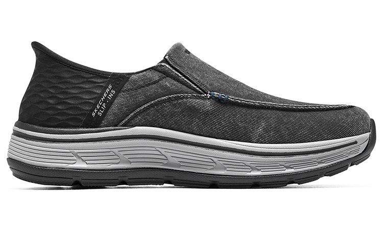 Order Skechers Slip-ins Remaxed Fenick ''Gris Noir'' 204839-BLK
