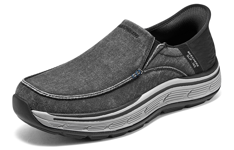 Lookbook Skechers Slip-ins Remaxed Fenick ''Gris Noir'' 204839-BLK