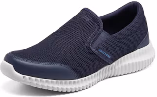 Order Skechers 低幫緩震一腳蹬 懶人休閒鞋 藍