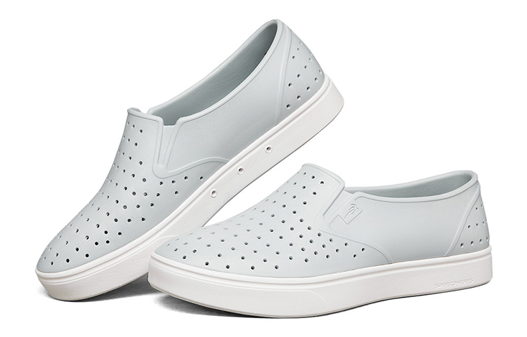 Shop Skechers Slip-On 'Grey Comfort' 243050-GRY