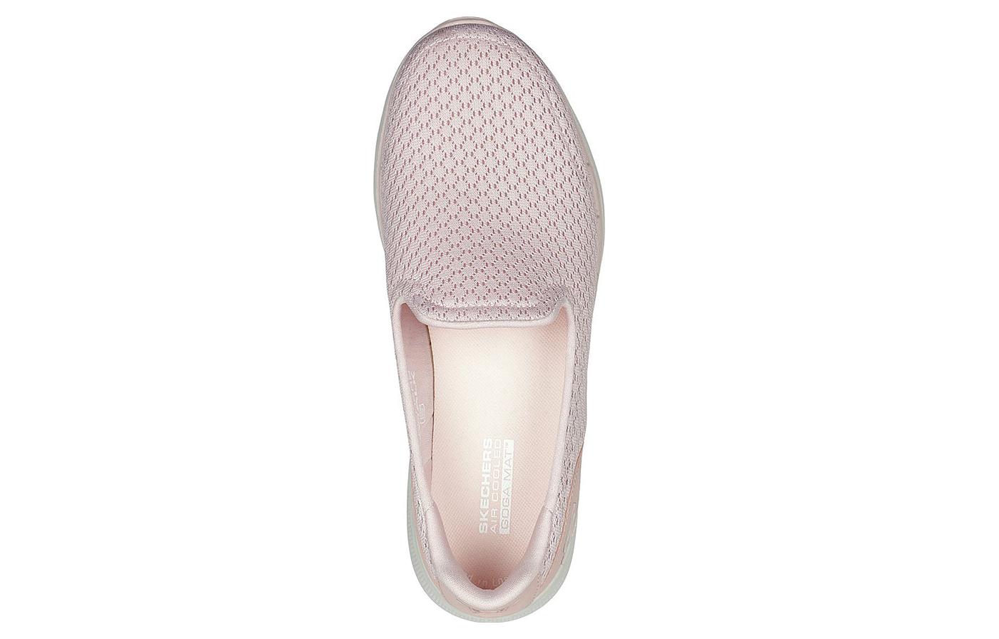 Lookbook 斯凯奇粉色便鞋 124523-ROS