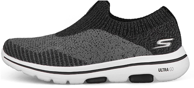 Skechers Slip-On Rendah 'Hitam Kelabu' 55504-BKW Buy Skechers Slip-On Rendah 'Hitam Kelabu' 55504-BKW