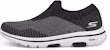 Skechers Slip-On Rendah 'Hitam Kelabu' 55504-BKW