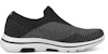 Skechers Slip-On Rendah 'Hitam Kelabu' 55504-BKW