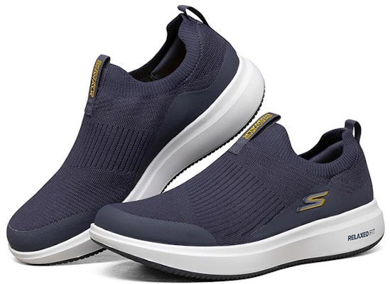 Skechers Slip-On Low 'Blue' 216051-NVYL Lookbook Skechers Slip-On Low 'Blue' 216051-NVYL