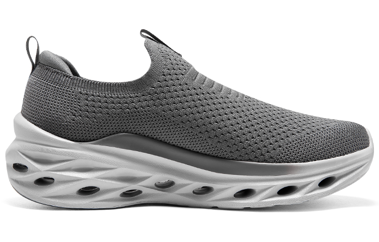 Order Skechers 舒適百搭一腳蹬 耐磨透氣 低筒 生活休閒鞋 男款 灰色