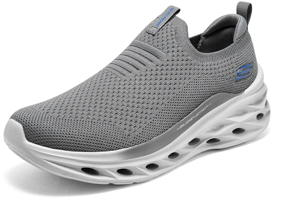 Skechers 舒適百搭一腳蹬 耐磨透氣 低筒 生活休閒鞋 男款 灰色 Lookbook Skechers 舒適百搭一腳蹬 耐磨透氣 低筒 生活休閒鞋 男款 灰色