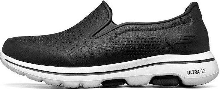 Skechers 黑白男女士运动拖鞋 243000-BKW Buy Skechers 黑白男女士运动拖鞋 243000-BKW