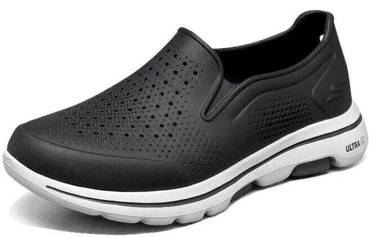 Lookbook Skechers Slip-On Sport Sandal 'Black White' 243000-BKW