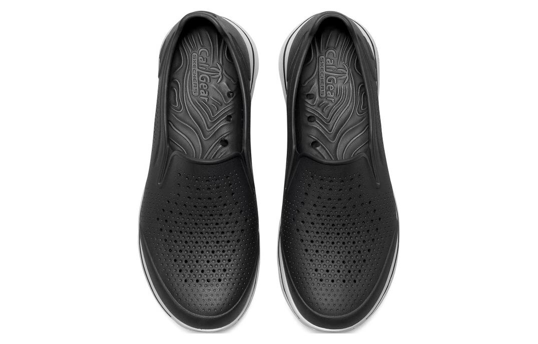 Shop Skechers Slip-On Sport Sandal 'Black White' 243000-BKW