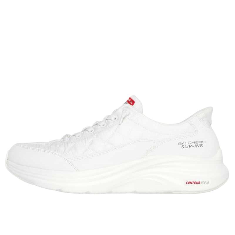 Skechers Slip-On Walking Shoes White - Lightweight, Breathable, Comfortable Fit 232619-WHT