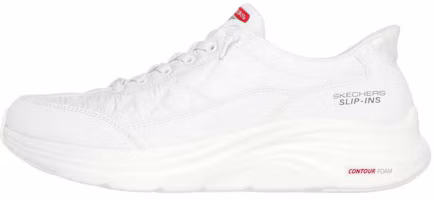 Skechers Slip-On Walking Shoes White - Lightweight, Breathable, Comfortable Fit 232619-WHT Skechers Slip-On Walking Shoes White - Lightweight, Breathable, Comfortable Fit 232619-WHT