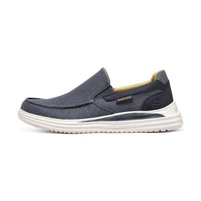 Skechers Slip Resistant Low Top Slip-On Sneaker 'Navy Blue'