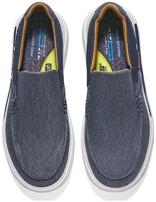 Skechers Kasut Slip-On Rendah Anti Licin 'Biru Navy' 204785-NVY Order Skechers Kasut Slip-On Rendah Anti Licin 'Biru Navy' 204785-NVY