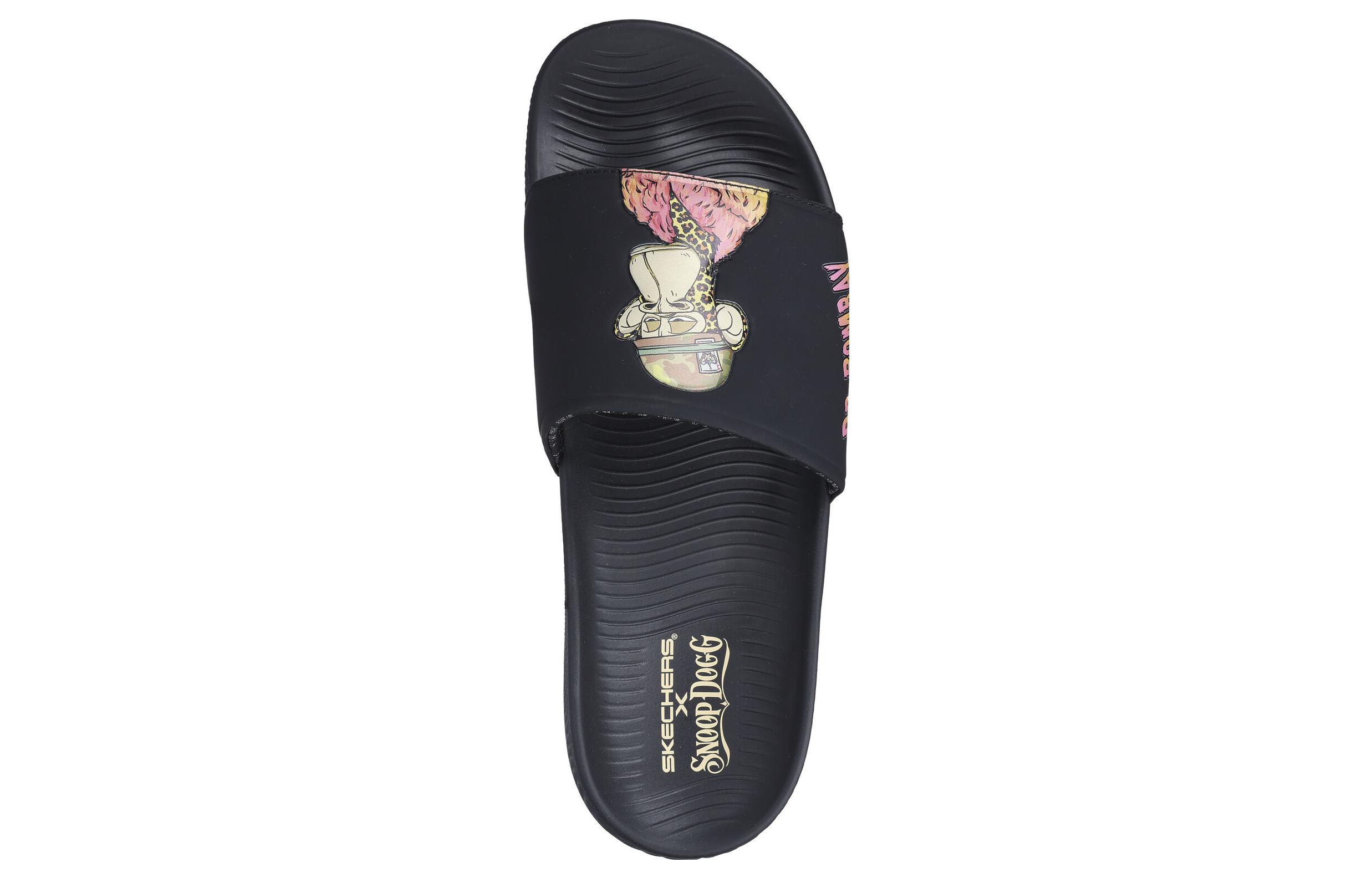 Shop Skechers Snoop Dogg x Hyper Slide ''Zwart'' 251015_BBK