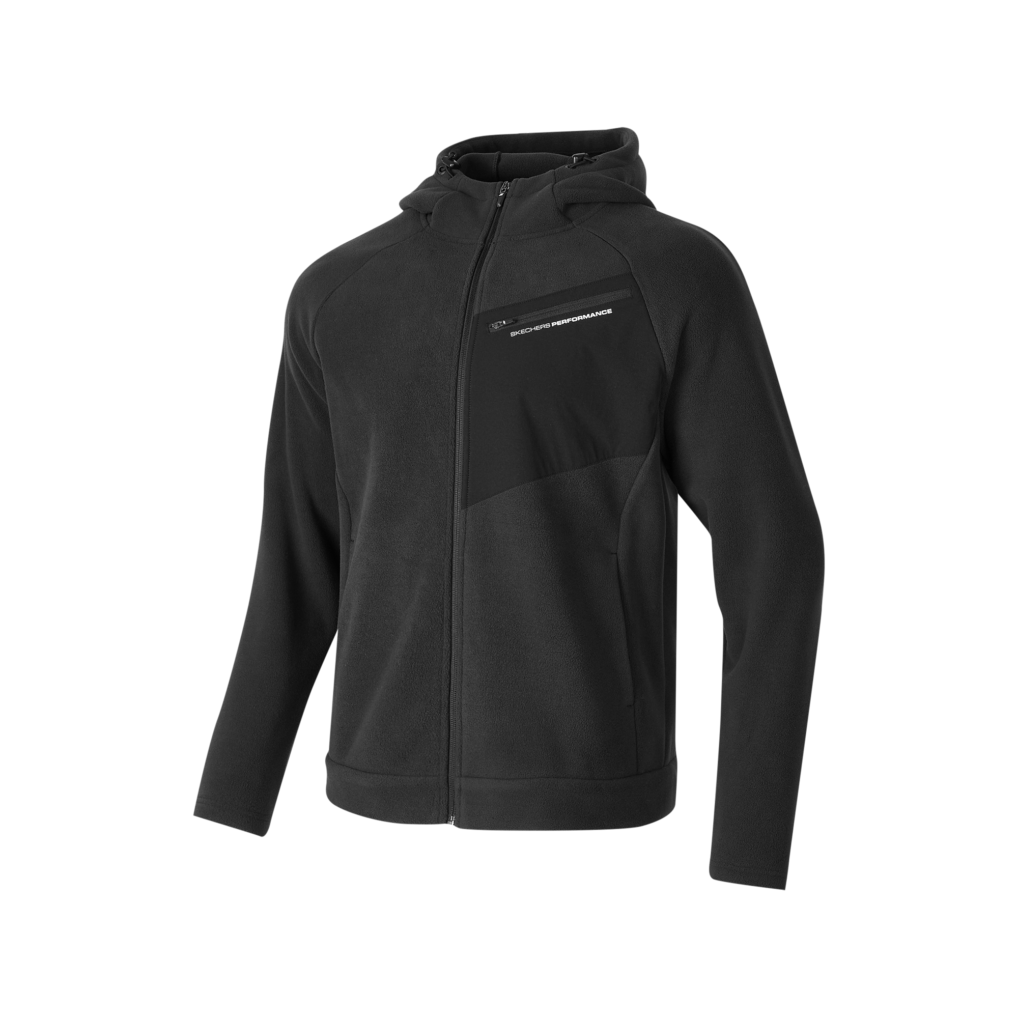 Skechers Soft Comfortable Zip-Up Hoodie Jacket - Black P424M132-0018