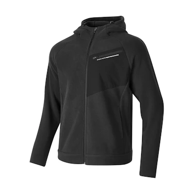 Skechers Soft Comfortable Zip-Up Hoodie Jacket - Black P424M132-0018