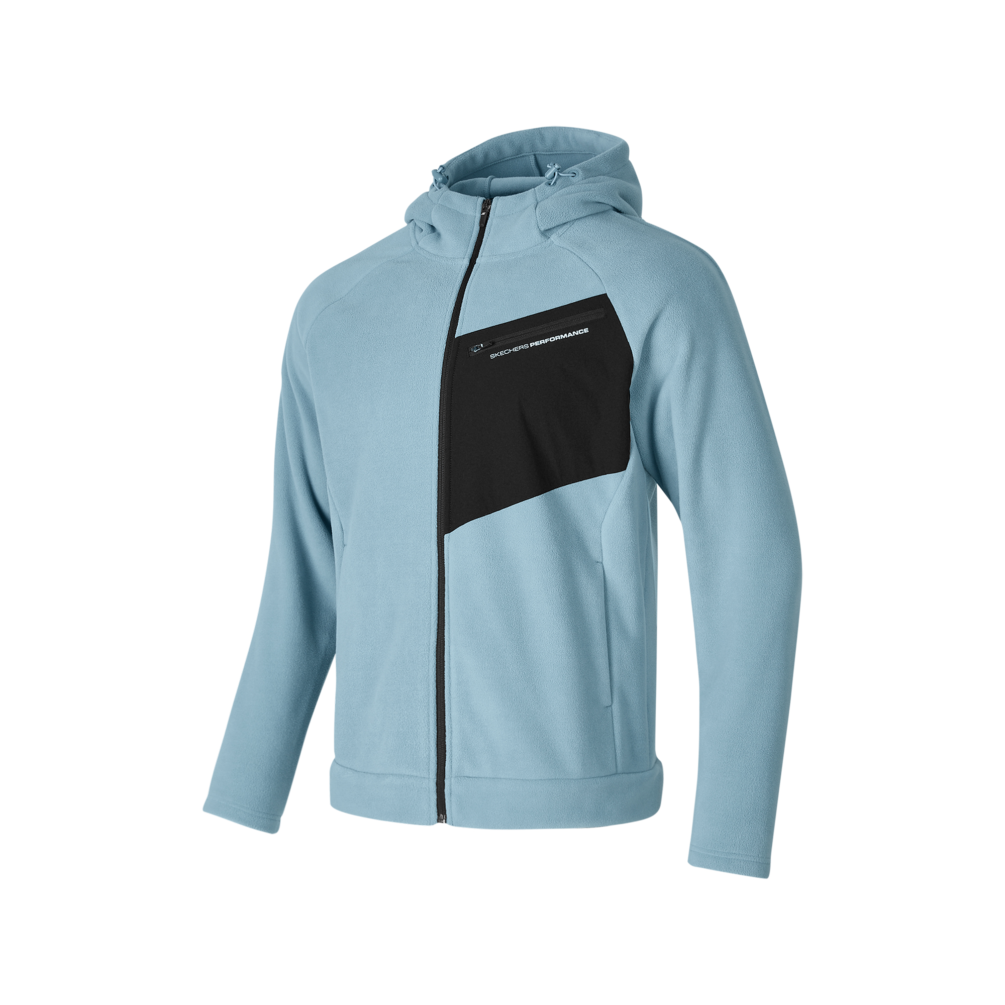 Skechers Soft Comfortable Zip Hoodie Jacket - Blue P424M132-01N9