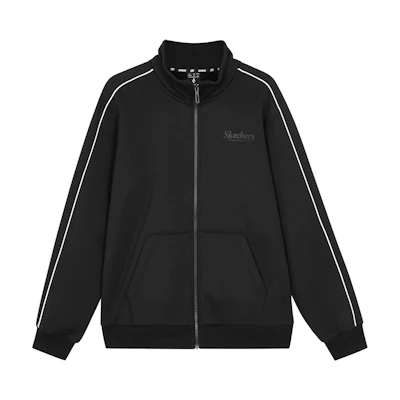 Skechers Soft Comfy Retro Sport Jacket Unisex - Carbon Black L324U070-0018